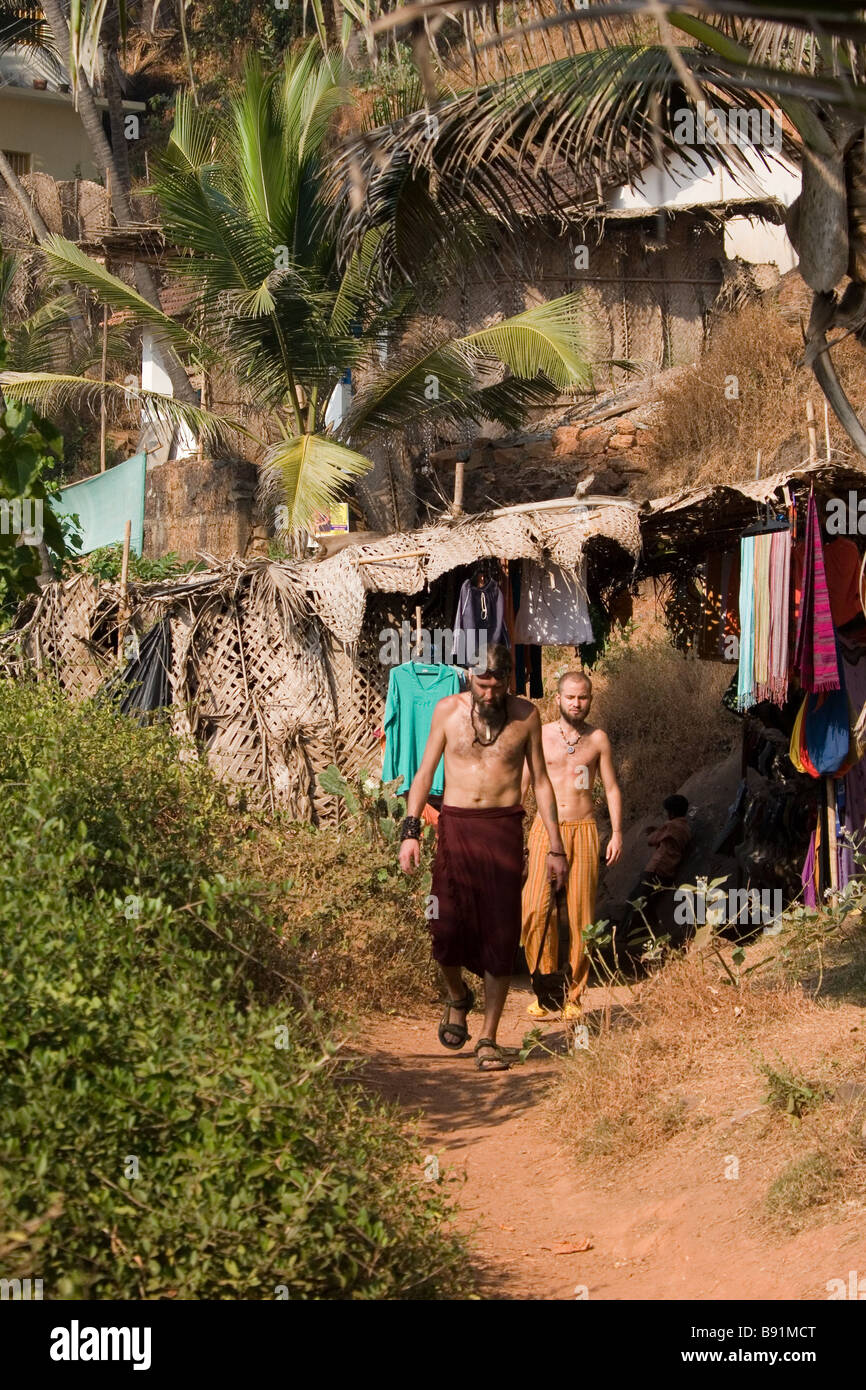 Das einfache Leben in Goa, Indien. Stockfoto