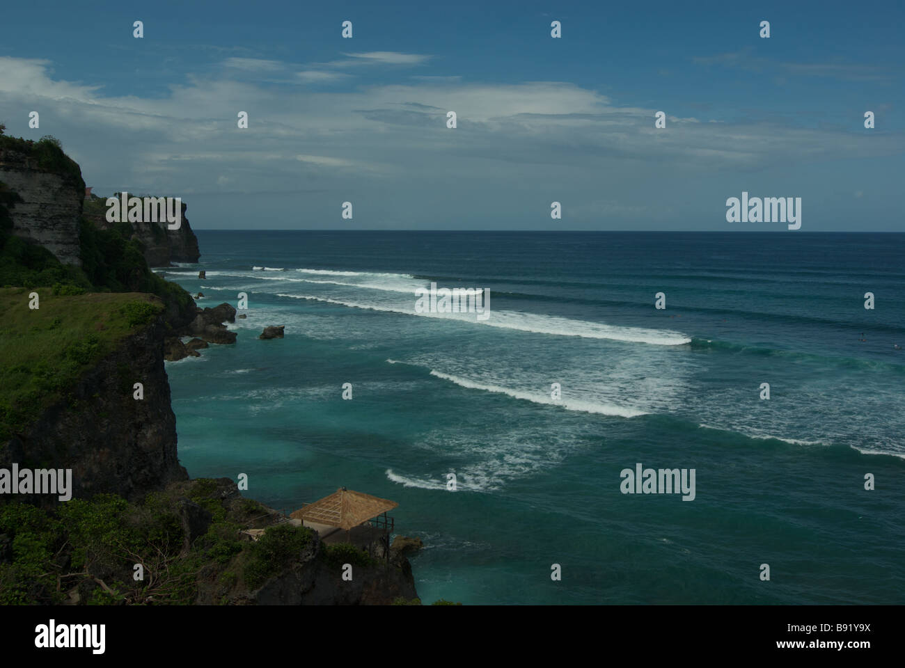 Ozean Strand auf Bali-Indonesien Stockfoto