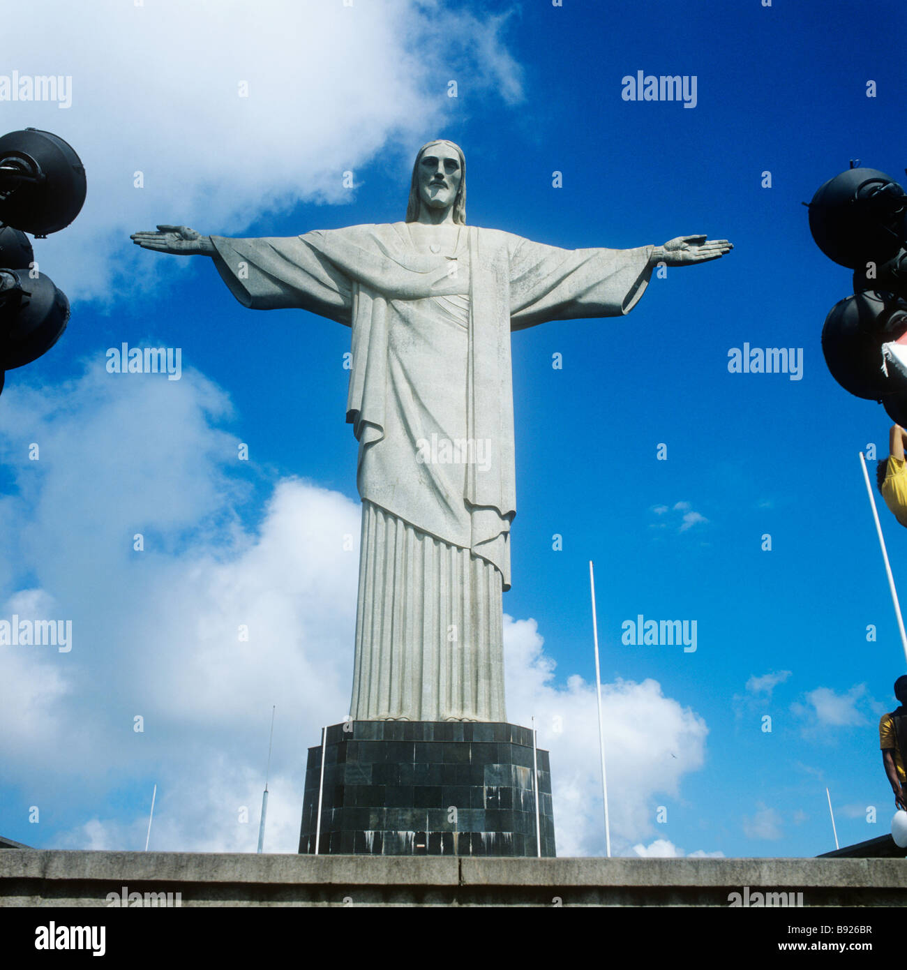 Rio De Janeiro, Brasilien. Die Statue von Jesus Christus (Portugiesisch: O Cristo Redentor) auf Corcovado Mt. Stockfoto