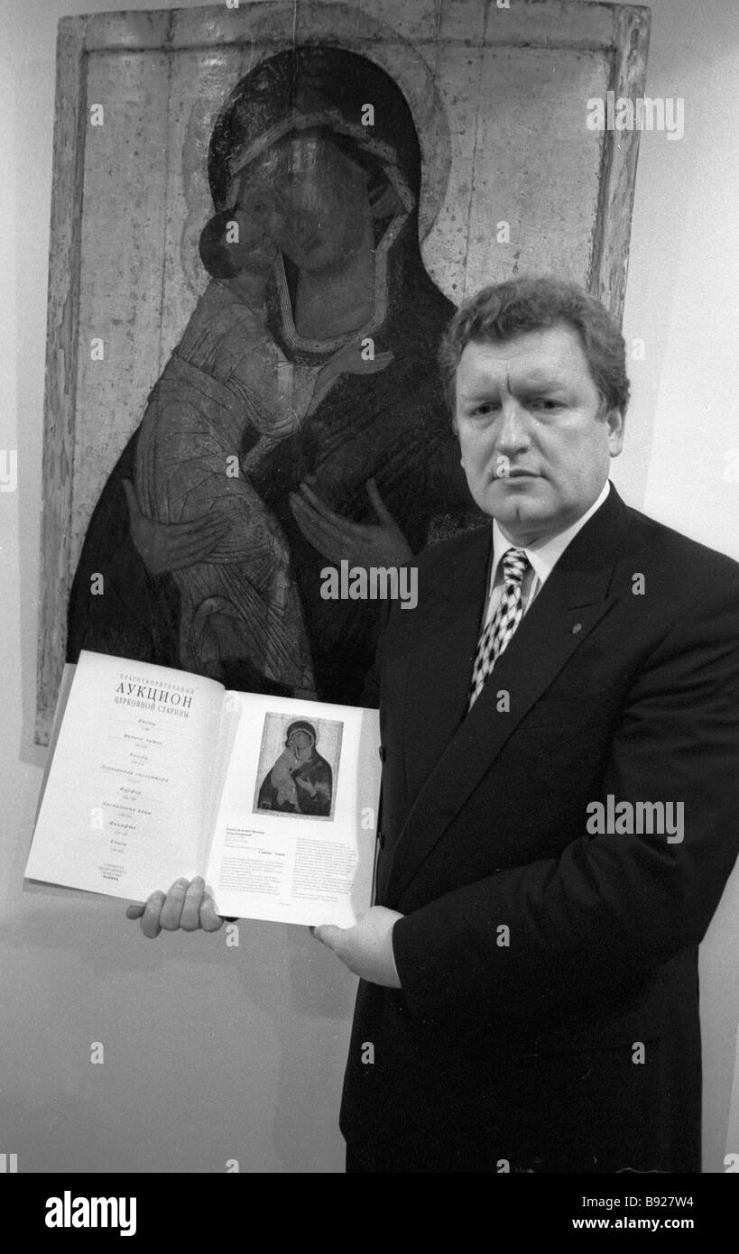 Alexander Burkin Vorsitzender der russischen Antik Händler Union