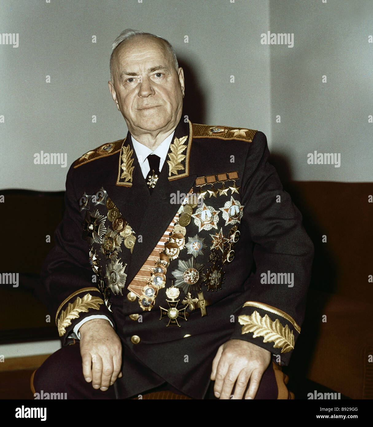 Marschall der Sowjetunion Georgi Schukow 1896 1974 Stockfoto