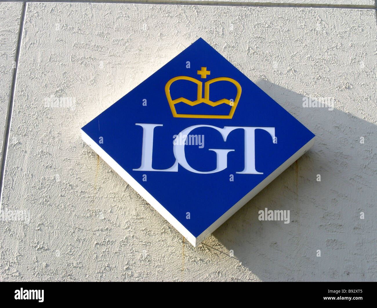 Das Fürstentum Liechtenstein Hauptstadt Vaduz der LGT Bank in Liechtenstein Vaduz Herrengasse 12 Li Stockfoto