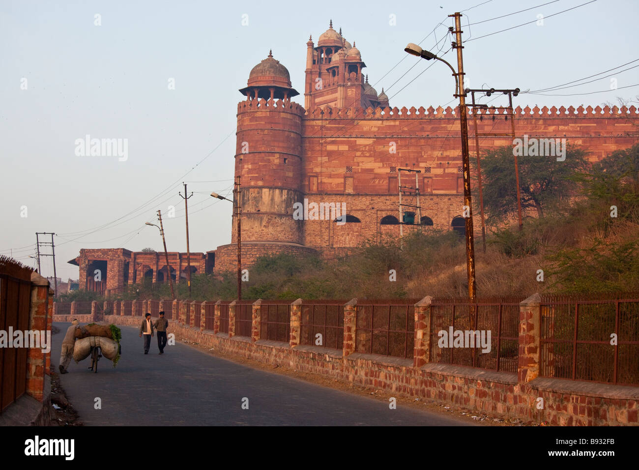 Freitags-Moschee oder Jama Masjid in Fatehpur Sikri Indien Stockfoto