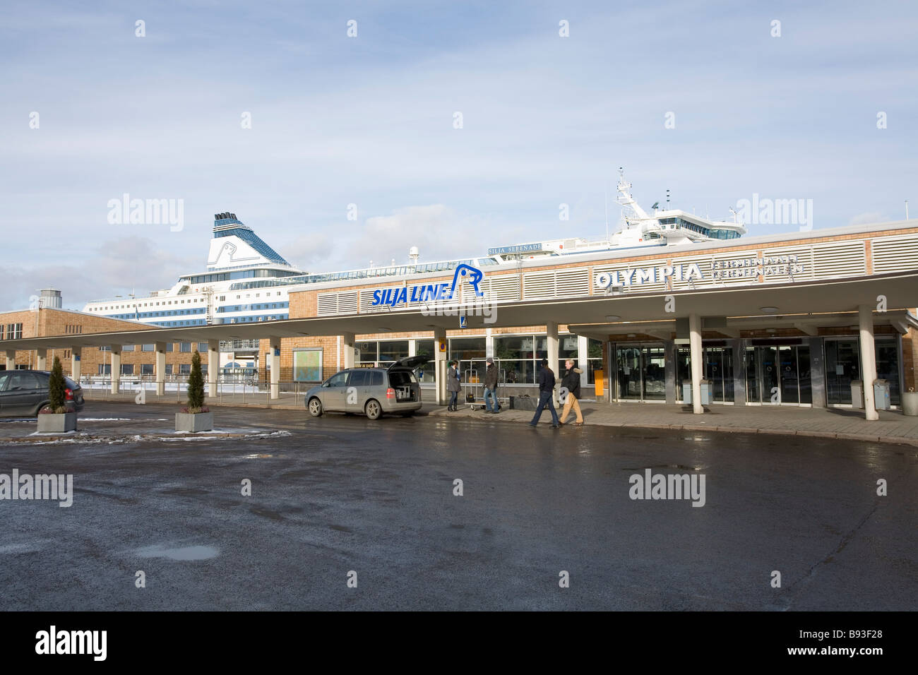 Silja Line Passenger terminal Helsinki Finnland Stockfoto