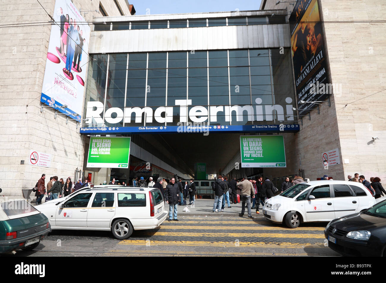 Rom-Rom Hauptbahnhof Bahnhof termini Stockfoto