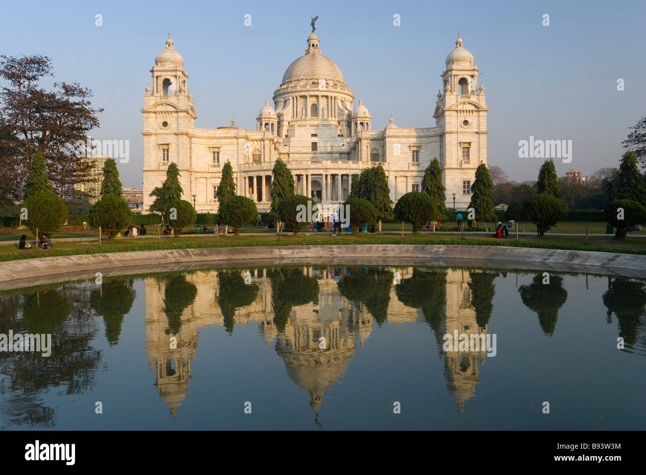 Victoria Memorial Kalkutta oder Kalkutta, Westbengalen, Indien Stockfoto