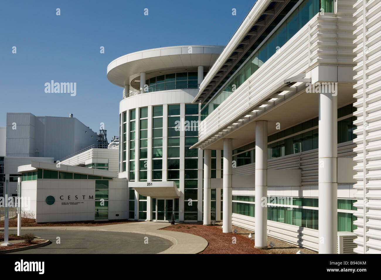 College of Nanoscale Science and Engineering an der SUNY Albany New York Stockfoto