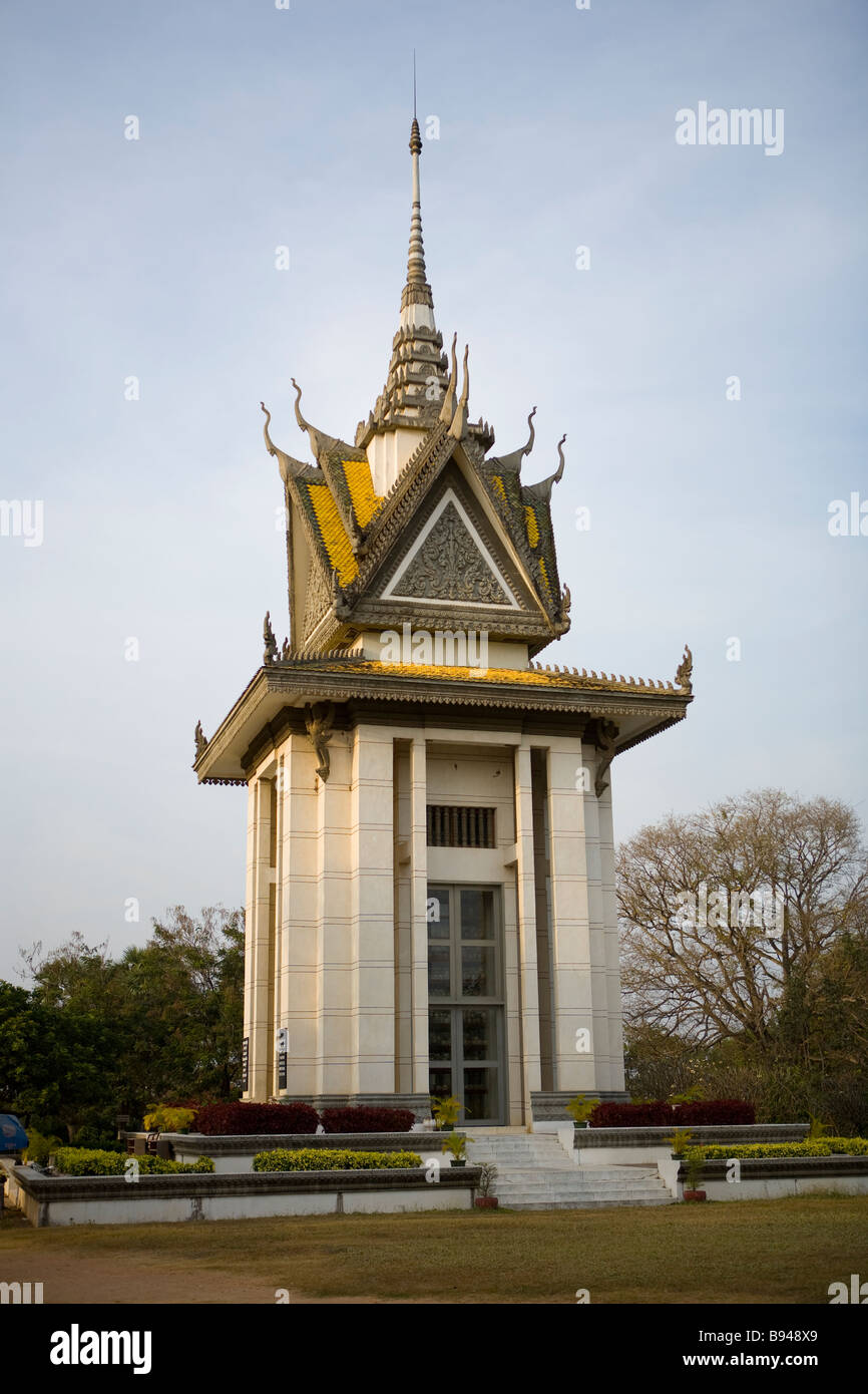 Killing Fields von Choeung Ek Genozid Museum Phnom Penh Kambodscha Stockfoto