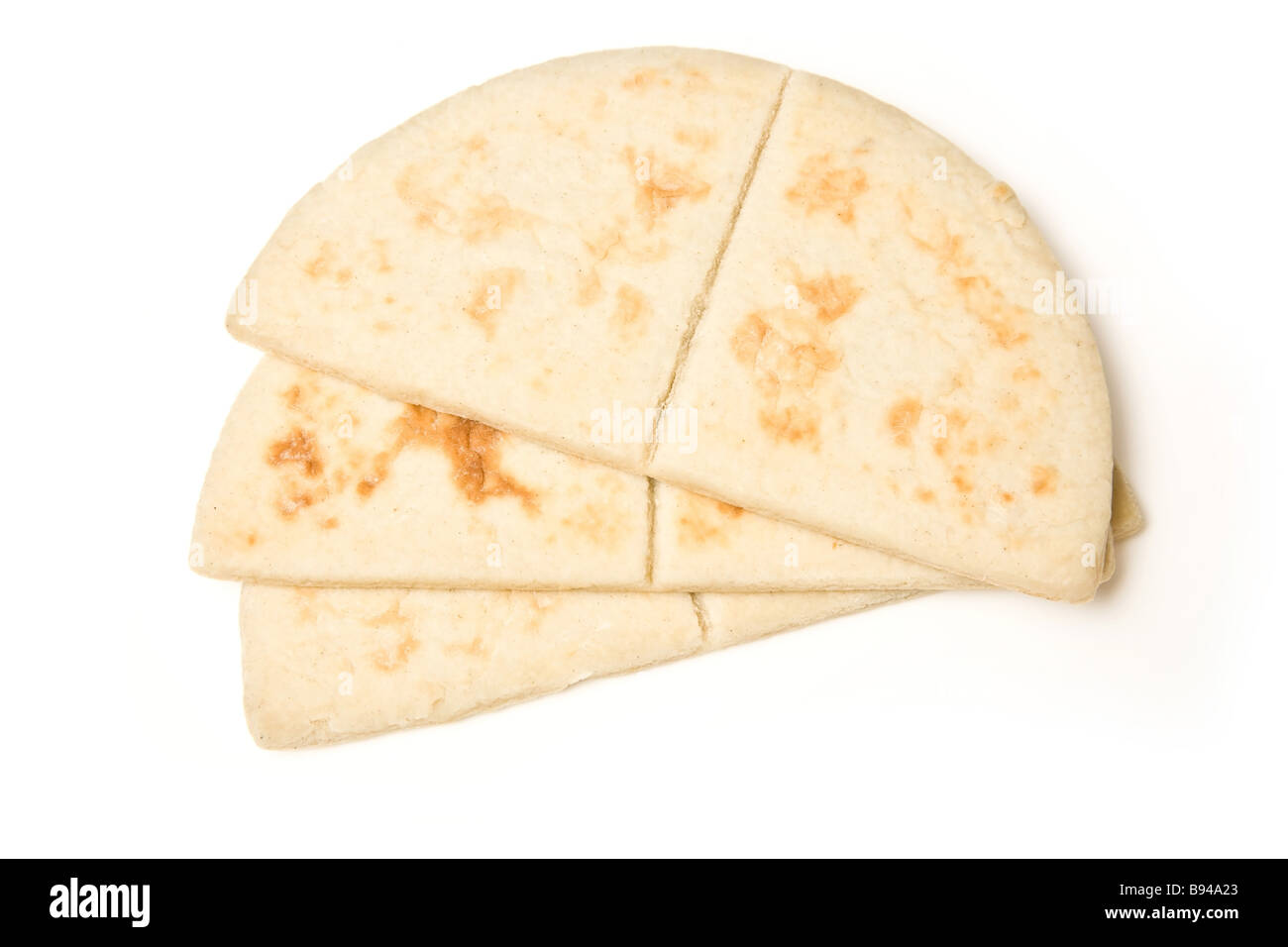 Kartoffelpuffer, die isoliert auf einem weißen Studio-Hintergrund Stockfoto