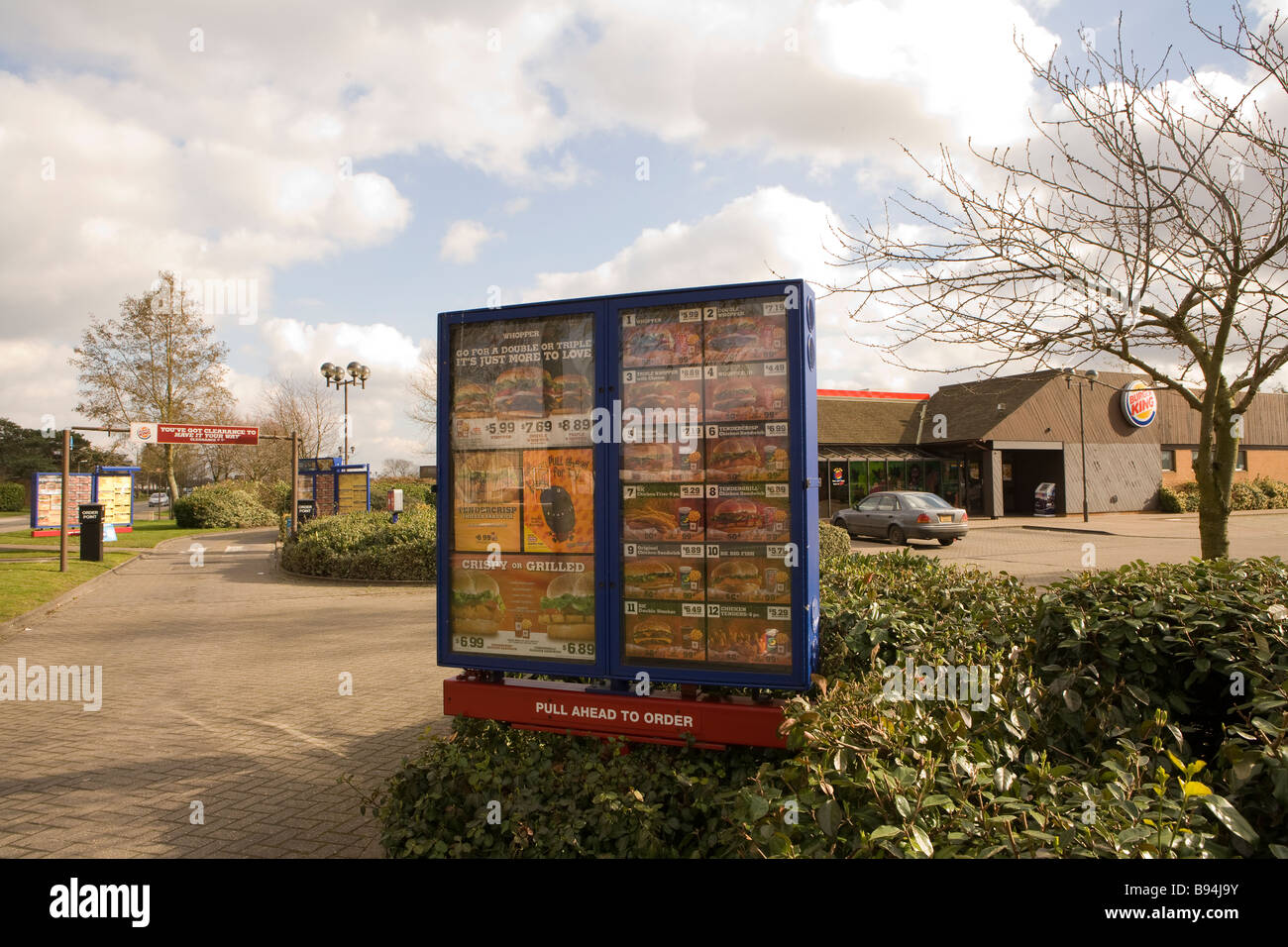 US-Militär base Mildenhall, Großbritannien Stockfoto