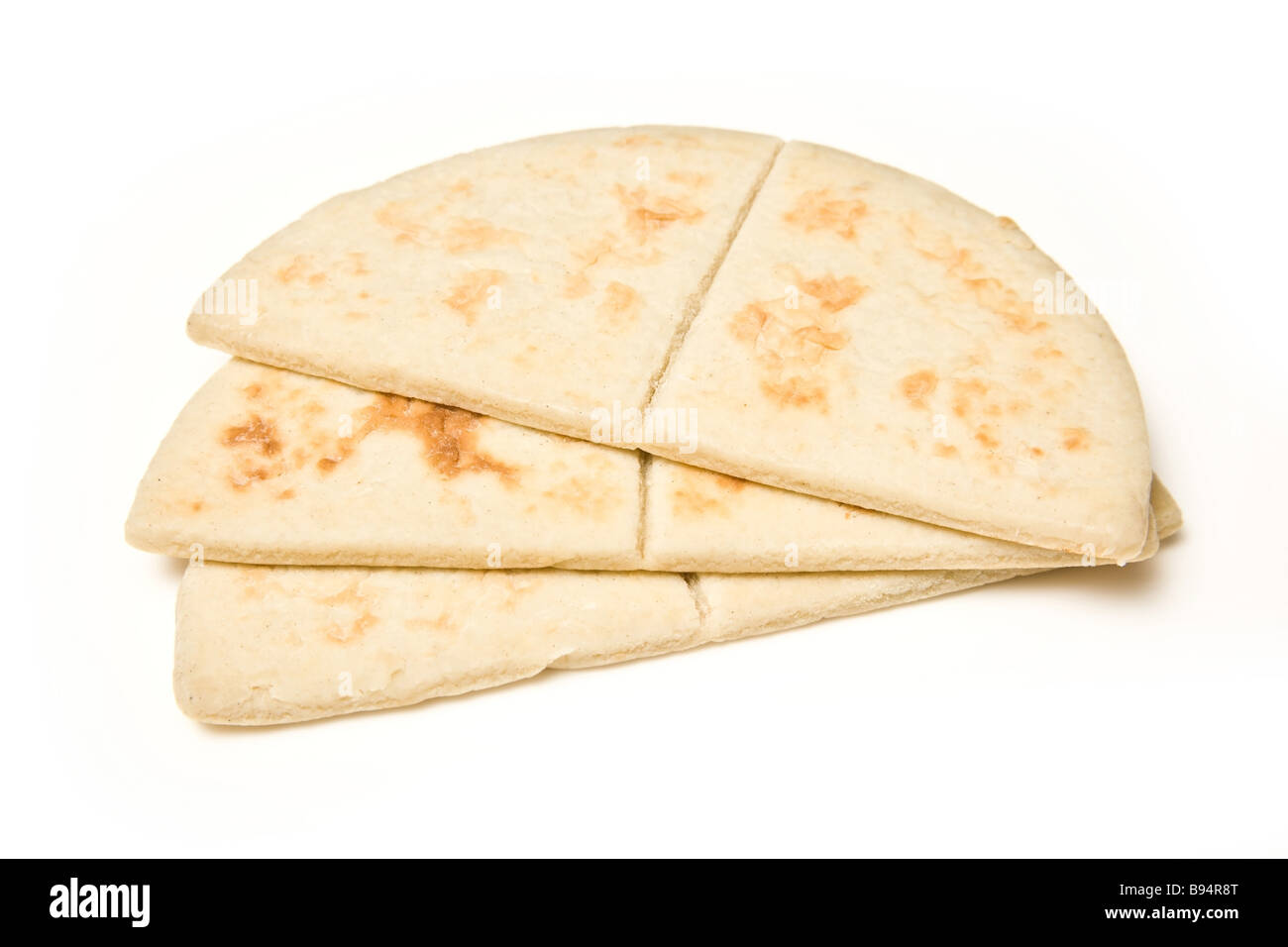 Kartoffelpuffer, die isoliert auf einem weißen Studio-Hintergrund Stockfoto