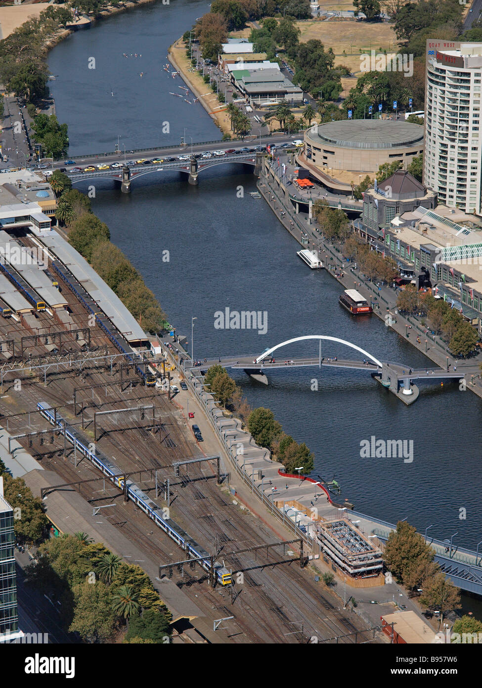 Eyriel Blick vom Rialto Tower Melbourne victoria Australien Stockfoto
