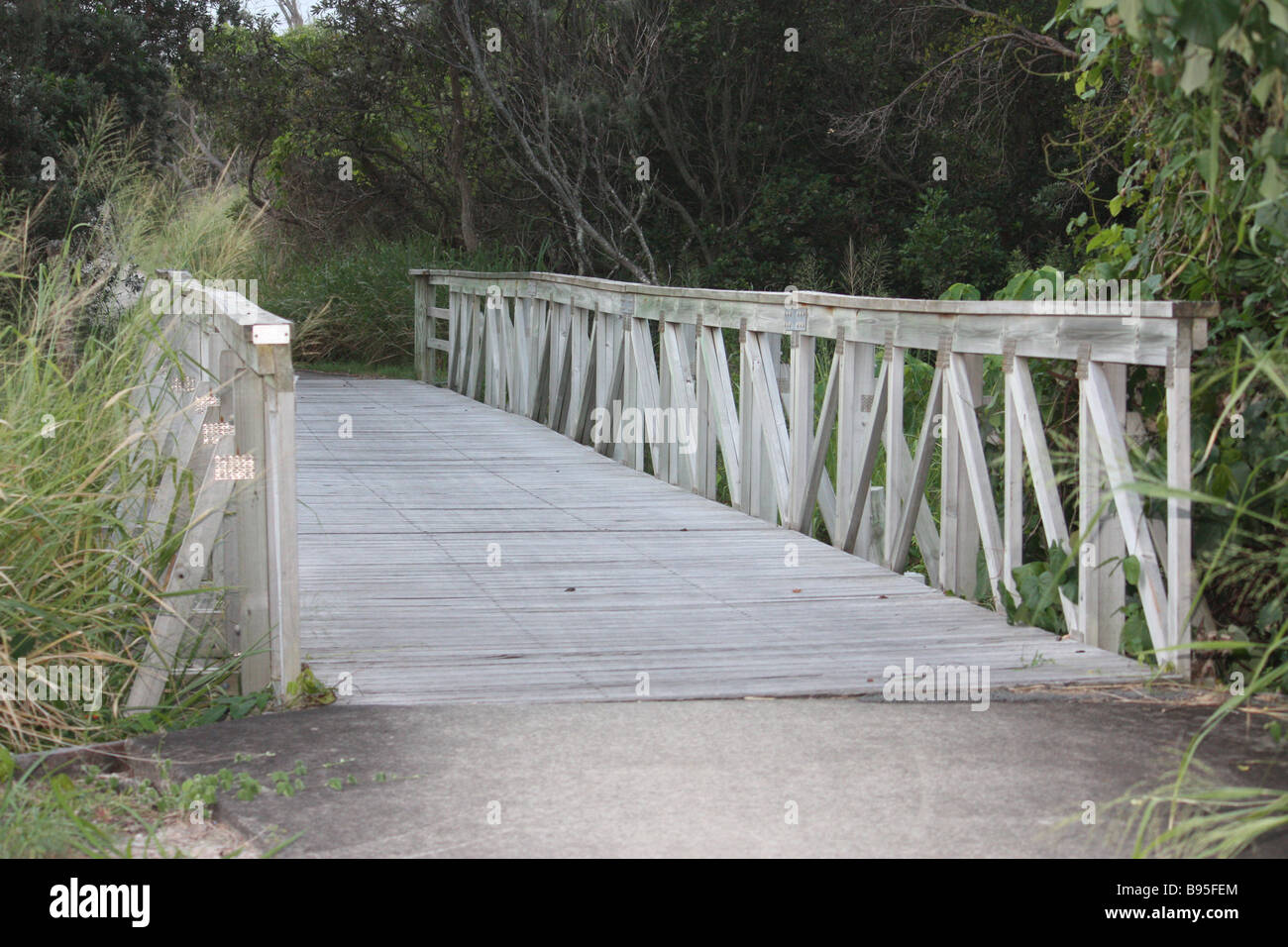 Brücke Gehweg Marcus Beach Qld Queensland Stockfoto
