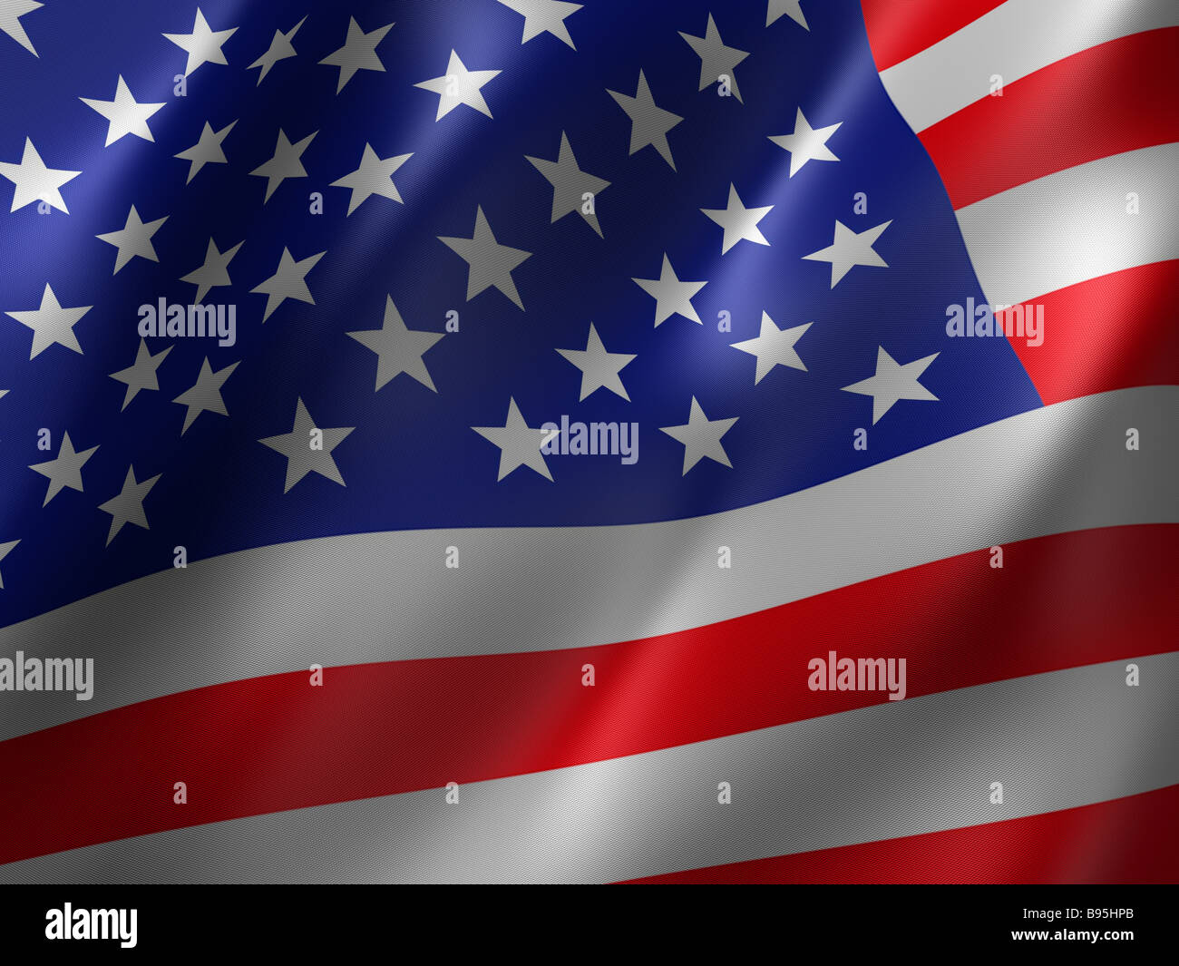 US-Flagge Stockfoto