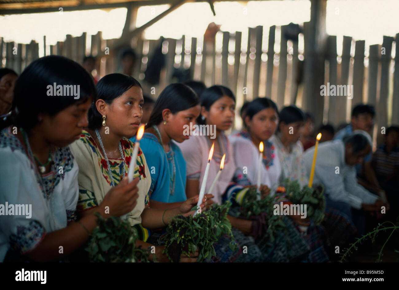 GUATEMALA Alta Verapaz Religion Stockfoto