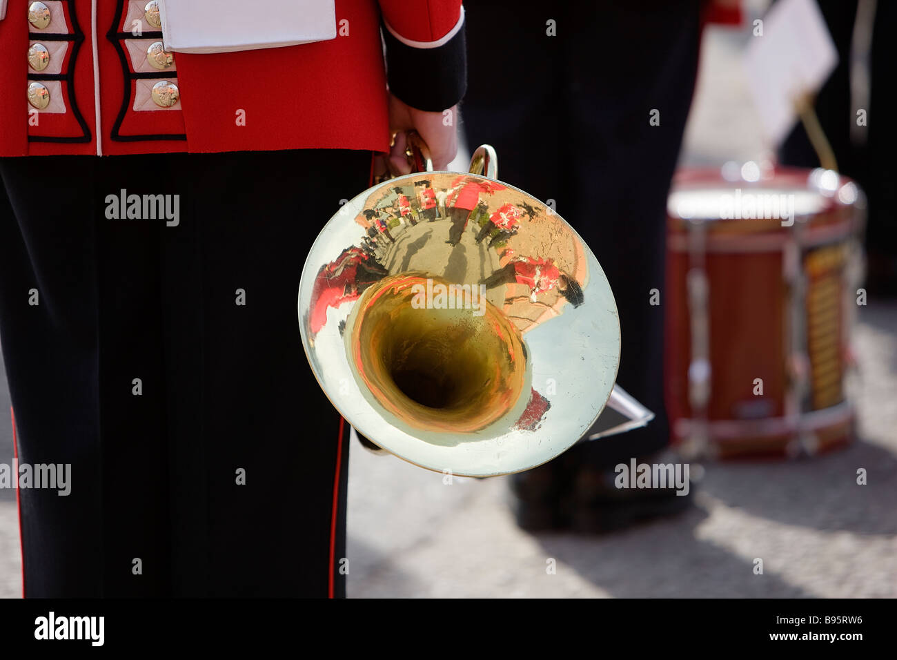 Das 1. Bataillon der Irish Guards auf Victoria Barracks Windsor UK am St. Patricks Day parade Stockfoto
