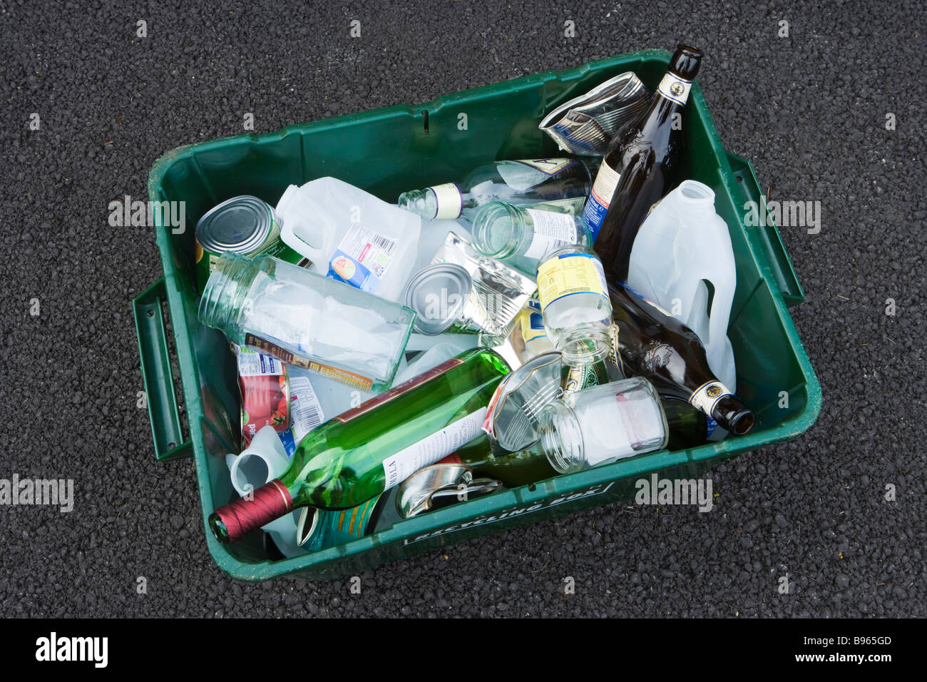 Recycle box Stockfoto