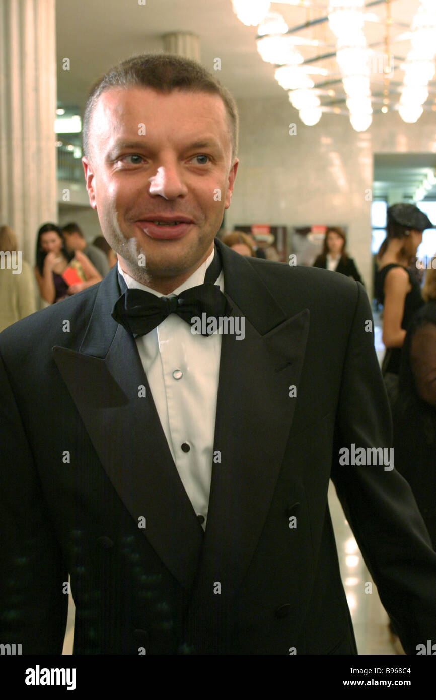 Leonid Parfenov TVModeratorin und Journalistin bei der TEFI 2004