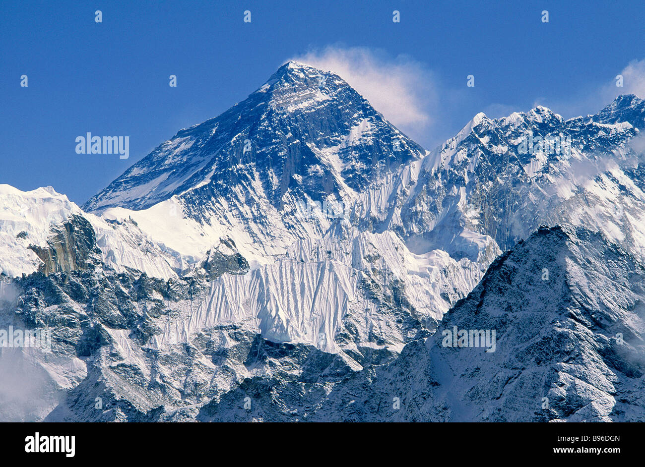 Nepal, Khumbu, Mount Everest (8848 m) Stockfoto