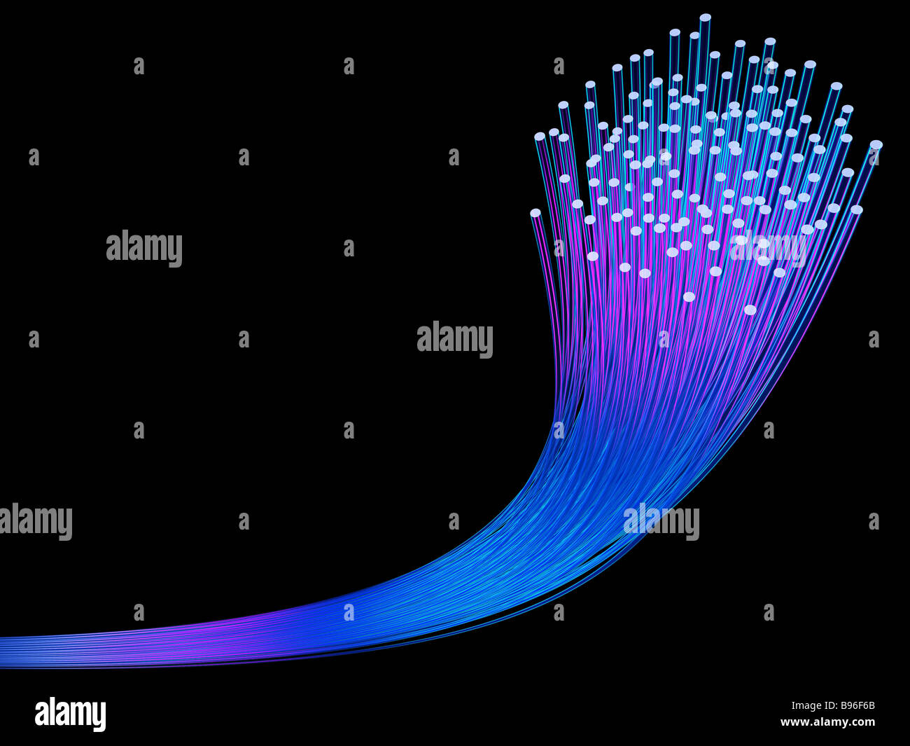 Glasfaser Stockfoto Glasfaser Stockfoto