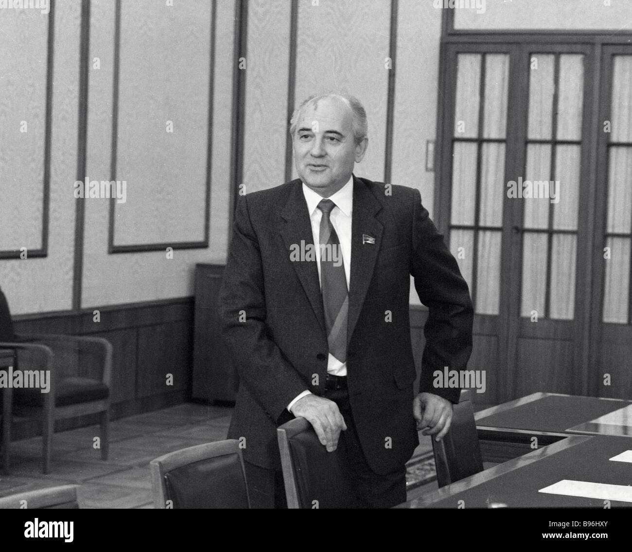 Generalsekretär der KPdSU ZK Michail Gorbatschow Stockfotografie Alamy
