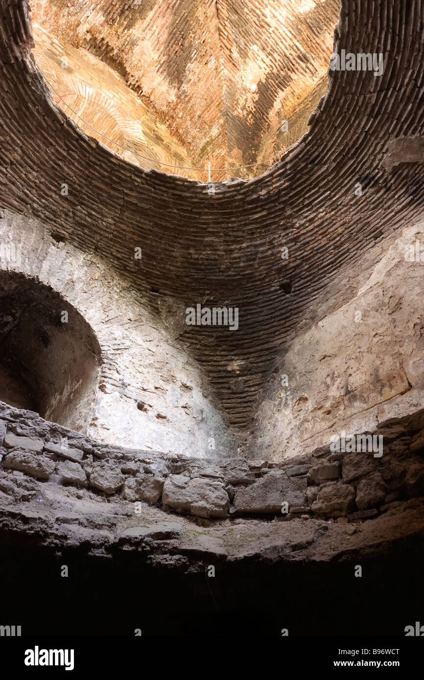 Anemas Dungeons gebaut im Jahre 1188 als Bestandteil der Palast Blachernen in Ayvansaray auf das Goldene Horn-Istanbul-Türkei Stockfoto