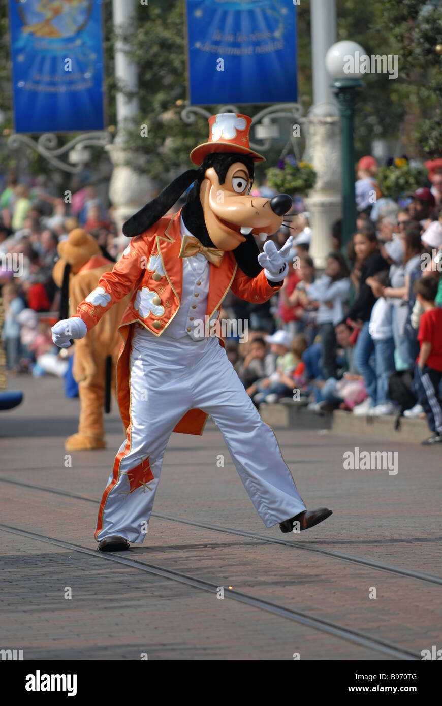 Disney-Parade im Disneyland Paris Stockfoto