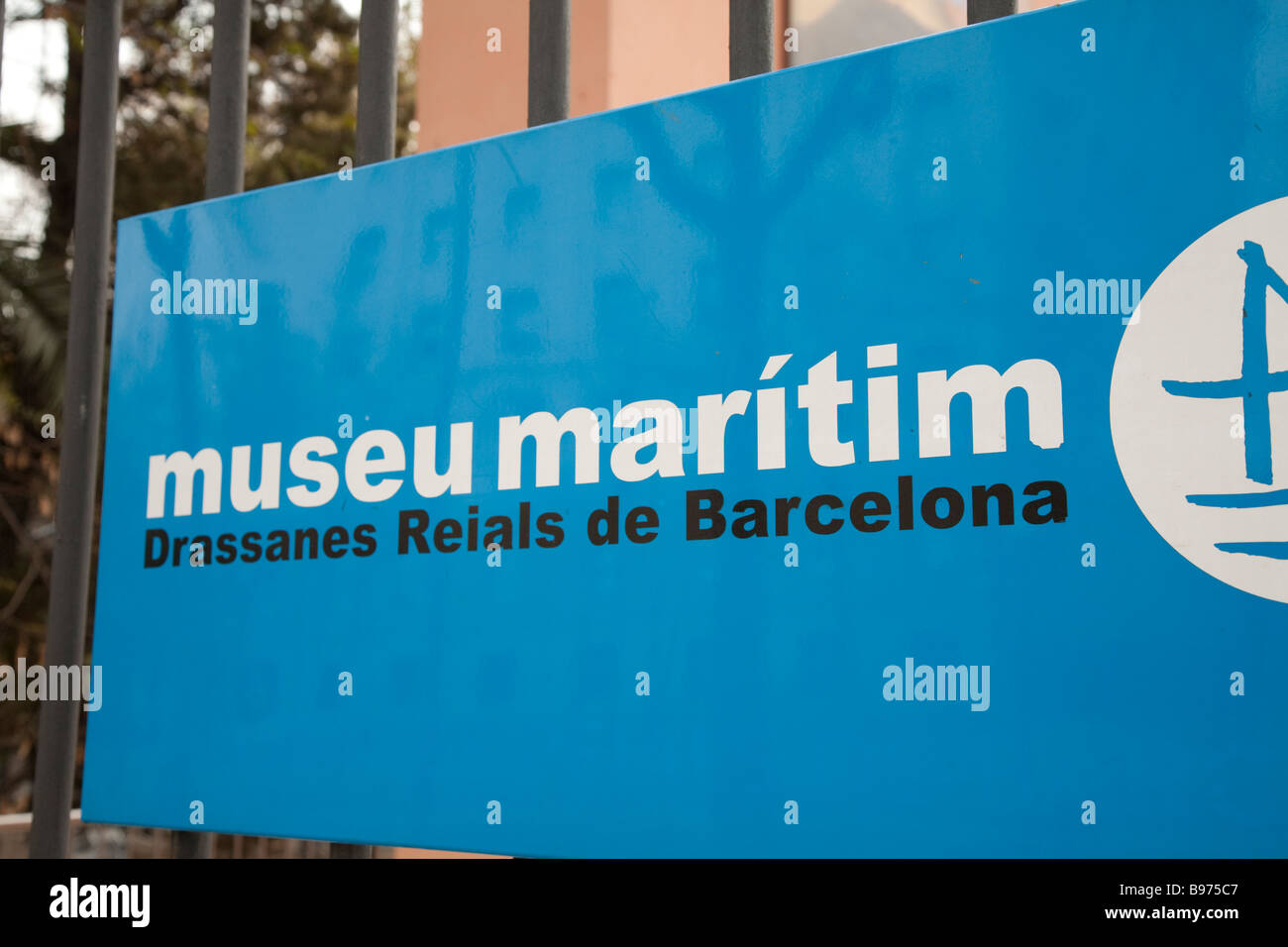 Museu Maritim Museum, Barcelona Spanien Stockfoto