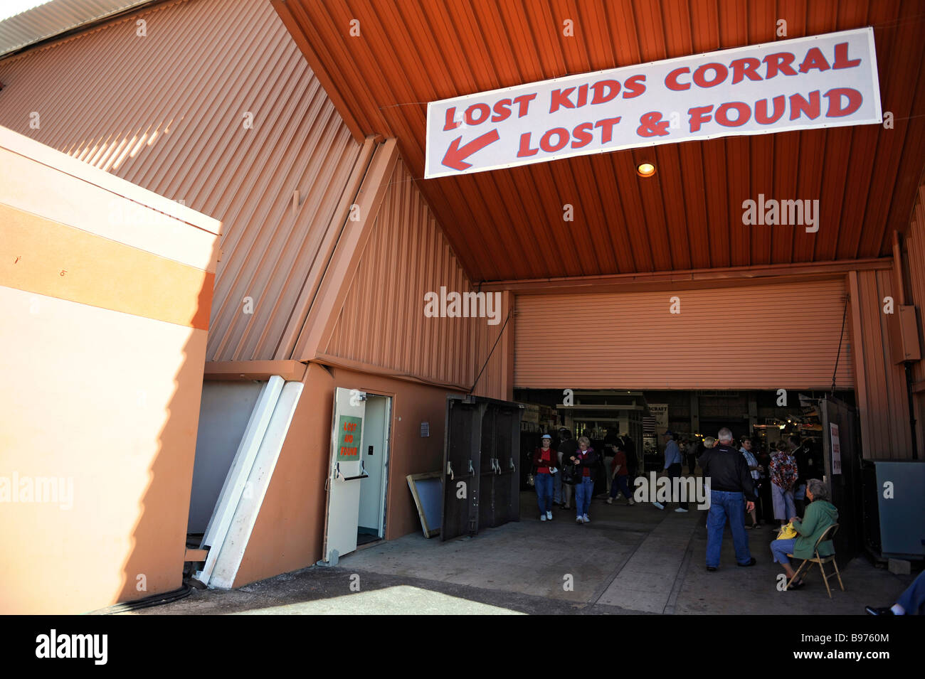 Lost And Found-Center an der Florida State Fairgrounds Tampa Stockfoto