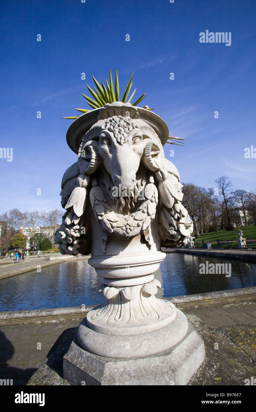 Italian Gardens Kensington Gardens-London-UK Stockfoto