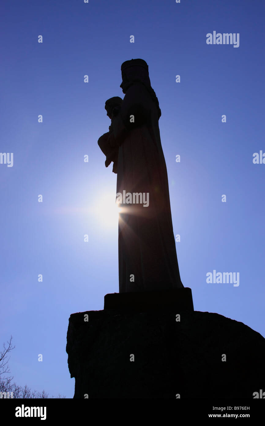 Heiligtum unserer lieben Frau von der Insel, eine religiöse Rückzug der Montfort-Missionare, Long Island, New York USA Stockfoto