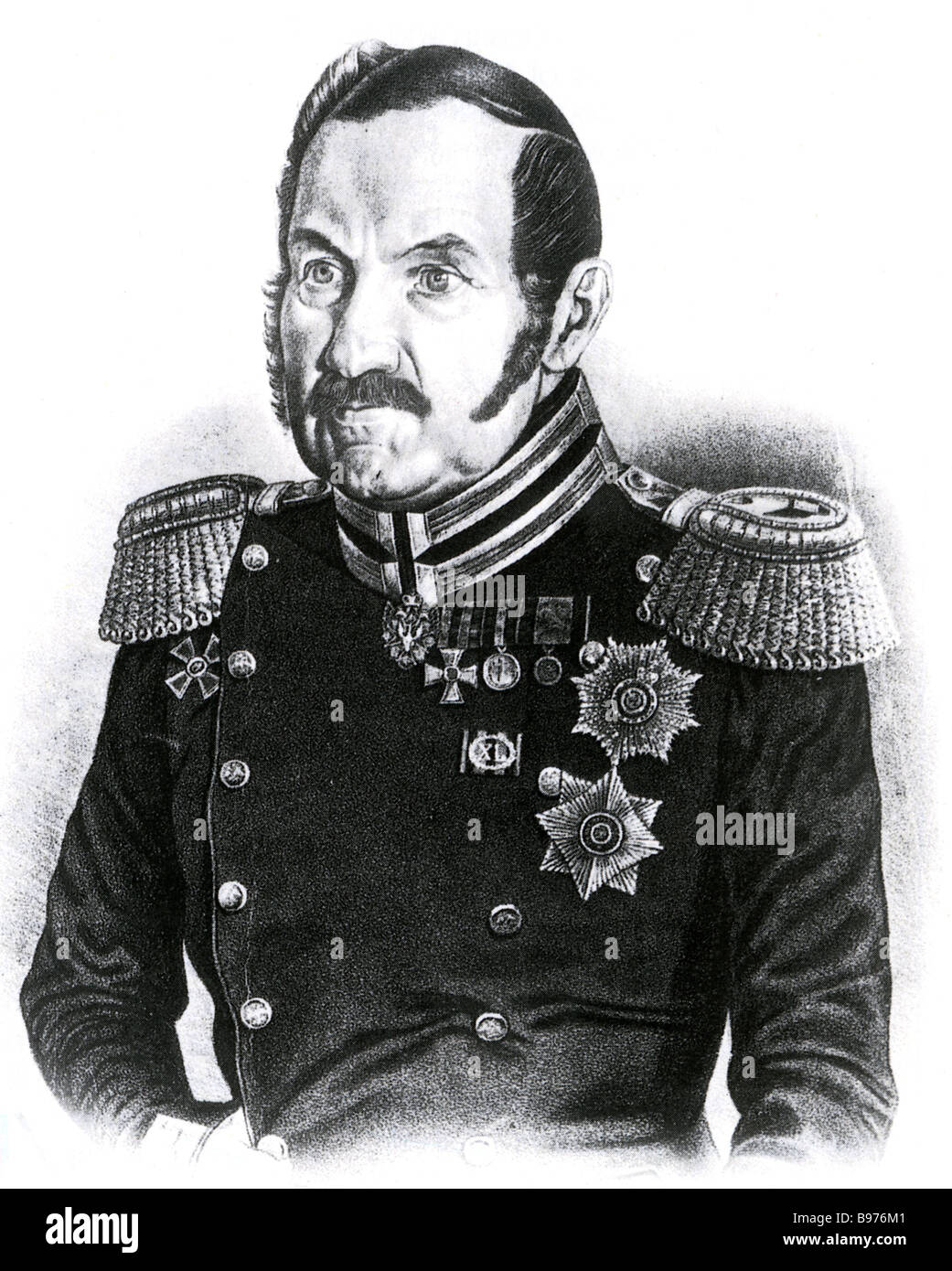 FABIUS GOTTLIEB BELLINGSHAUSEN der kaiserlichen russischen Marine war die zweite Weltumsegler der Antarktis Stockfoto