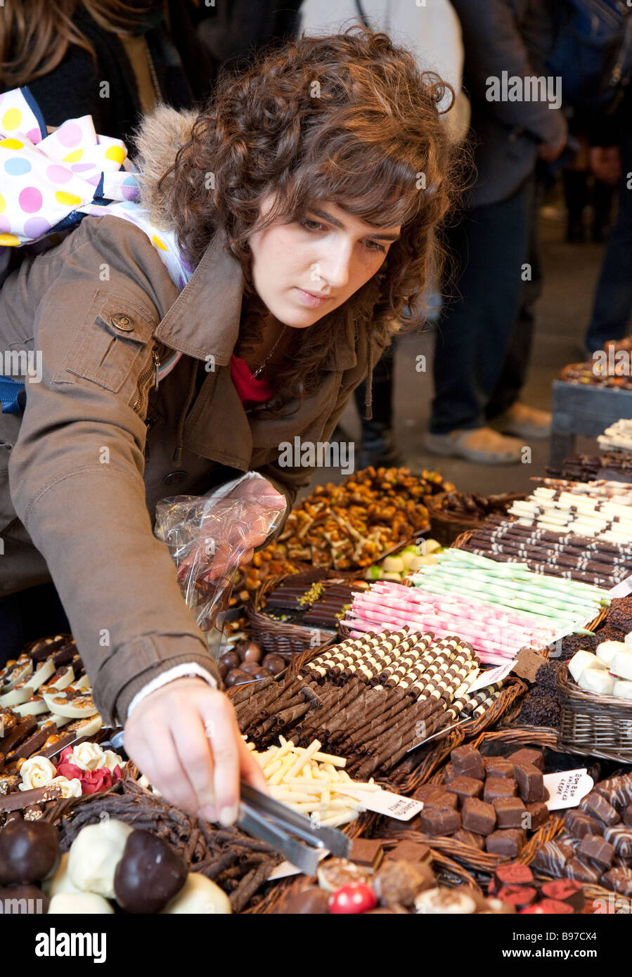 Mercat De La Boqueria, Markt, Shopping Barcelona Stockfoto