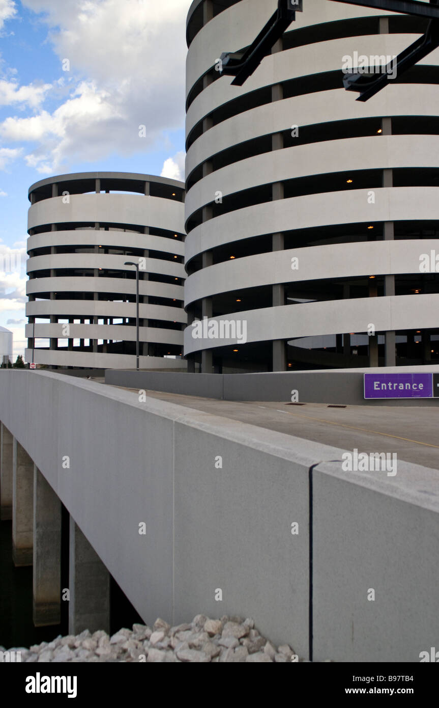 Parkhaus am Baltimore Washington International Airport BWI Stockfoto