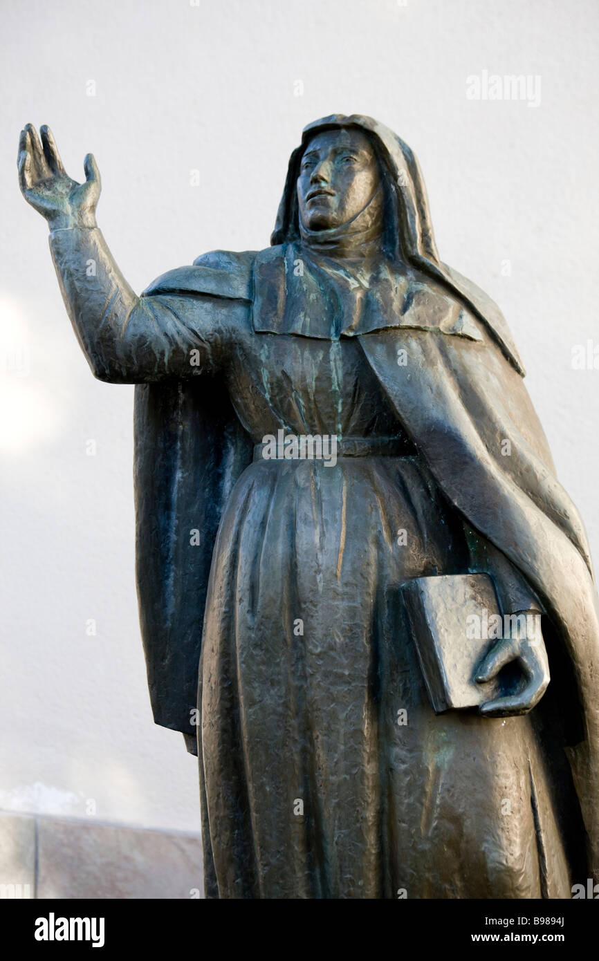 Statue der Heiligen Birgitta Stockfoto