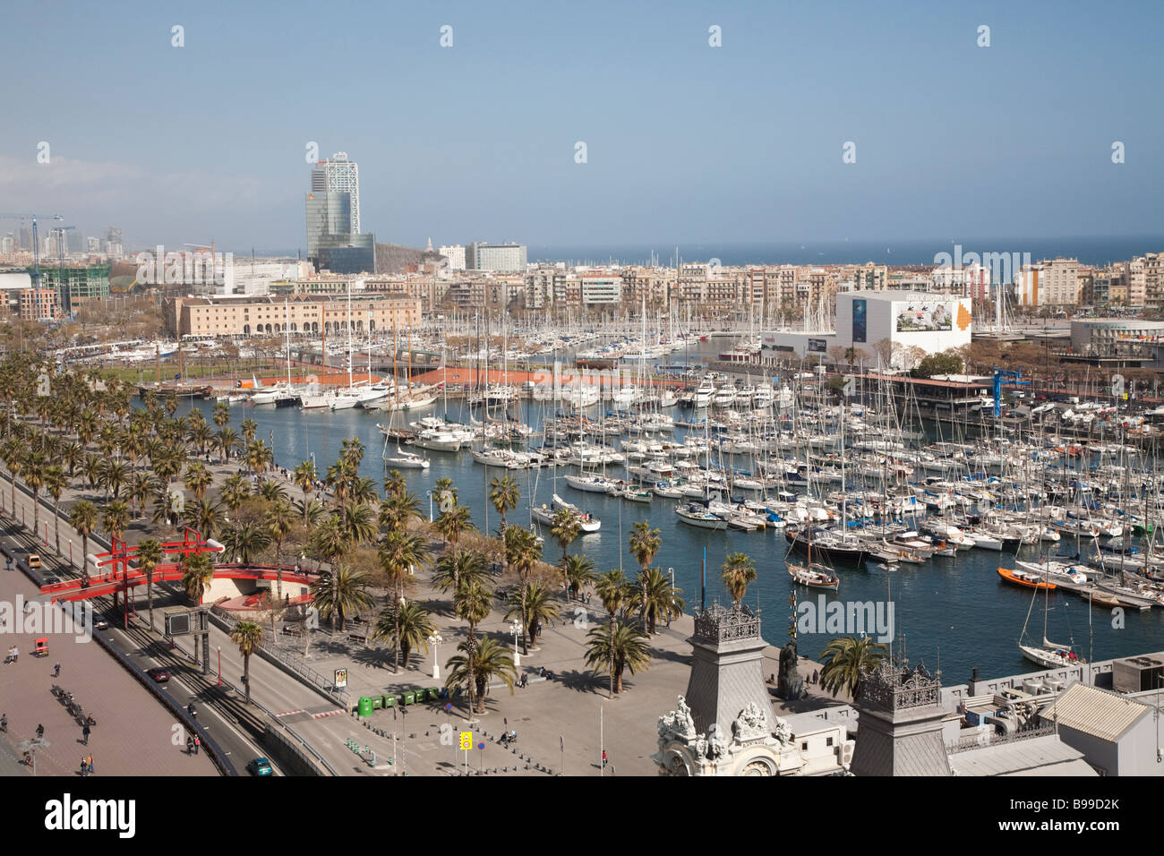 Port Vell, Barcelona, Spanien Stockfoto