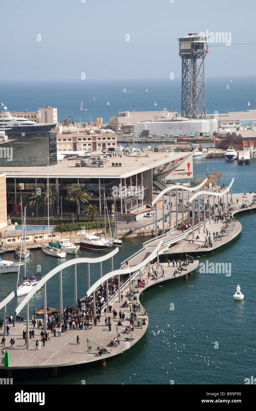Port Vell, Barcelona, Spanien Stockfoto