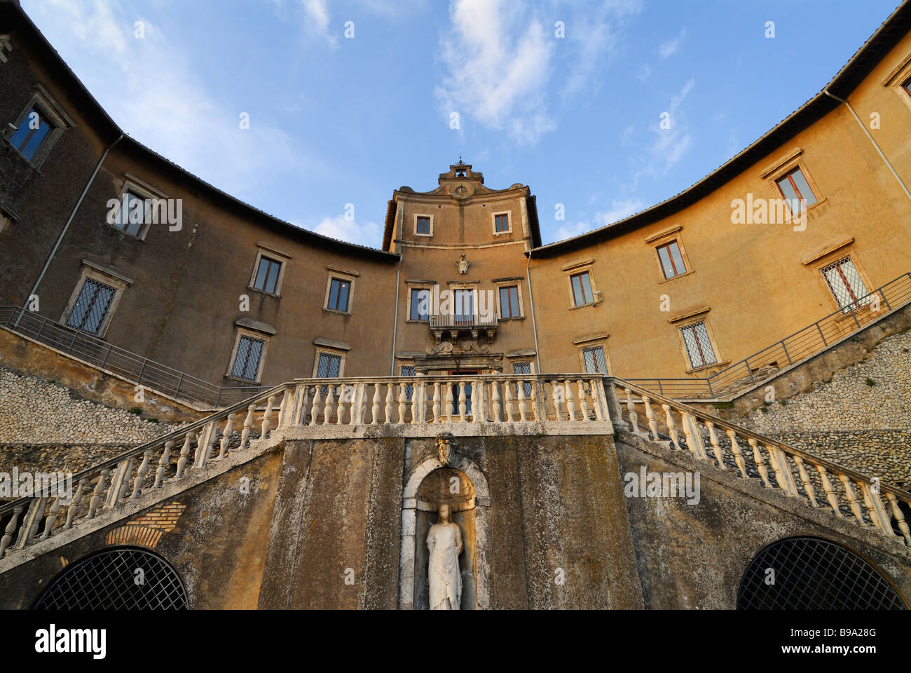 Palestrina Lazio Italien Palazzo Colonna Barberini Gehäuse das archäologische Museum, das Heiligtum des Schicksals überbaut Stockfoto