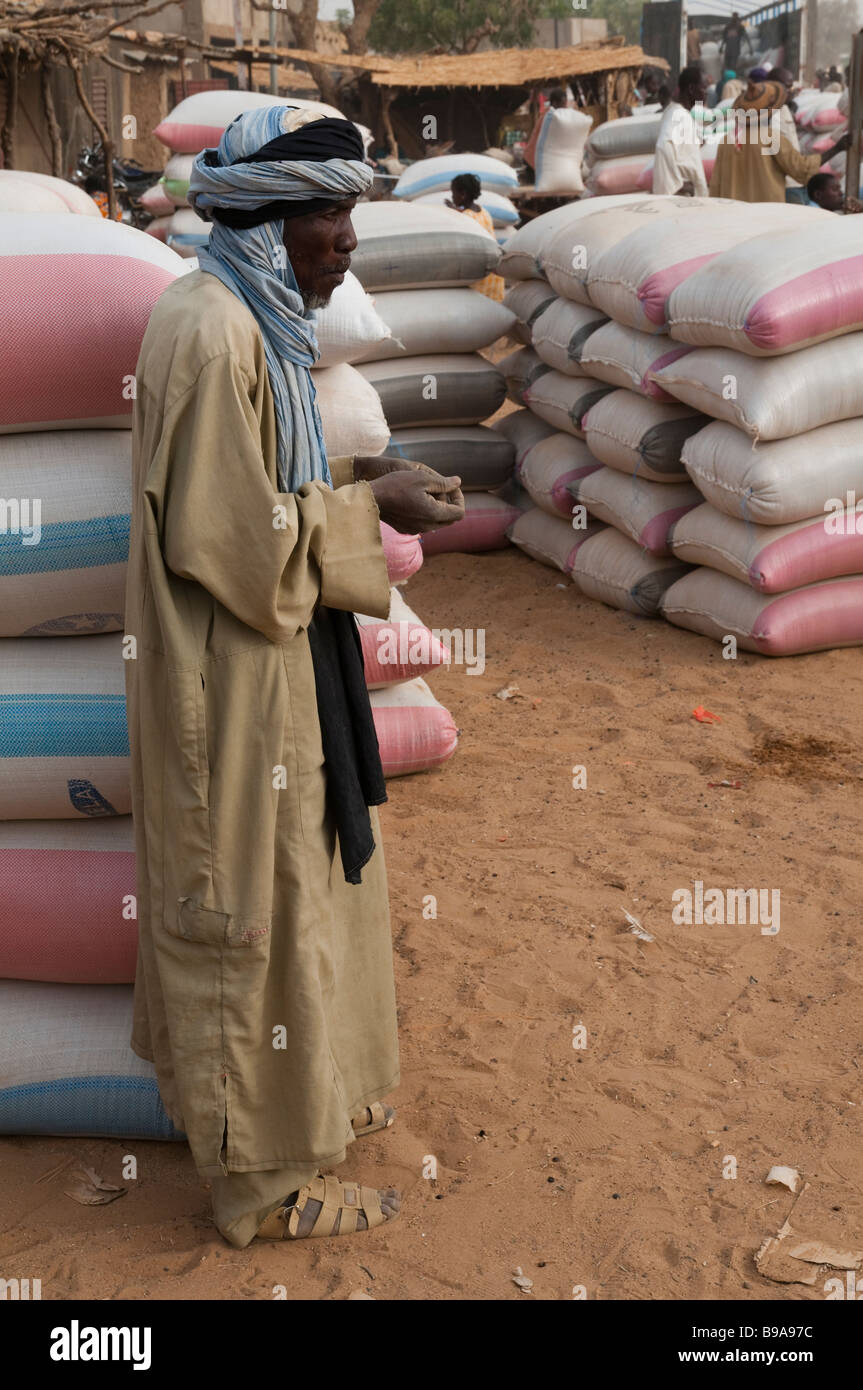 Westlichen Afrika Sahel Burkina Fasso Gorom Gorom eines der größten Wochenmarkt im Sahel Stockfoto