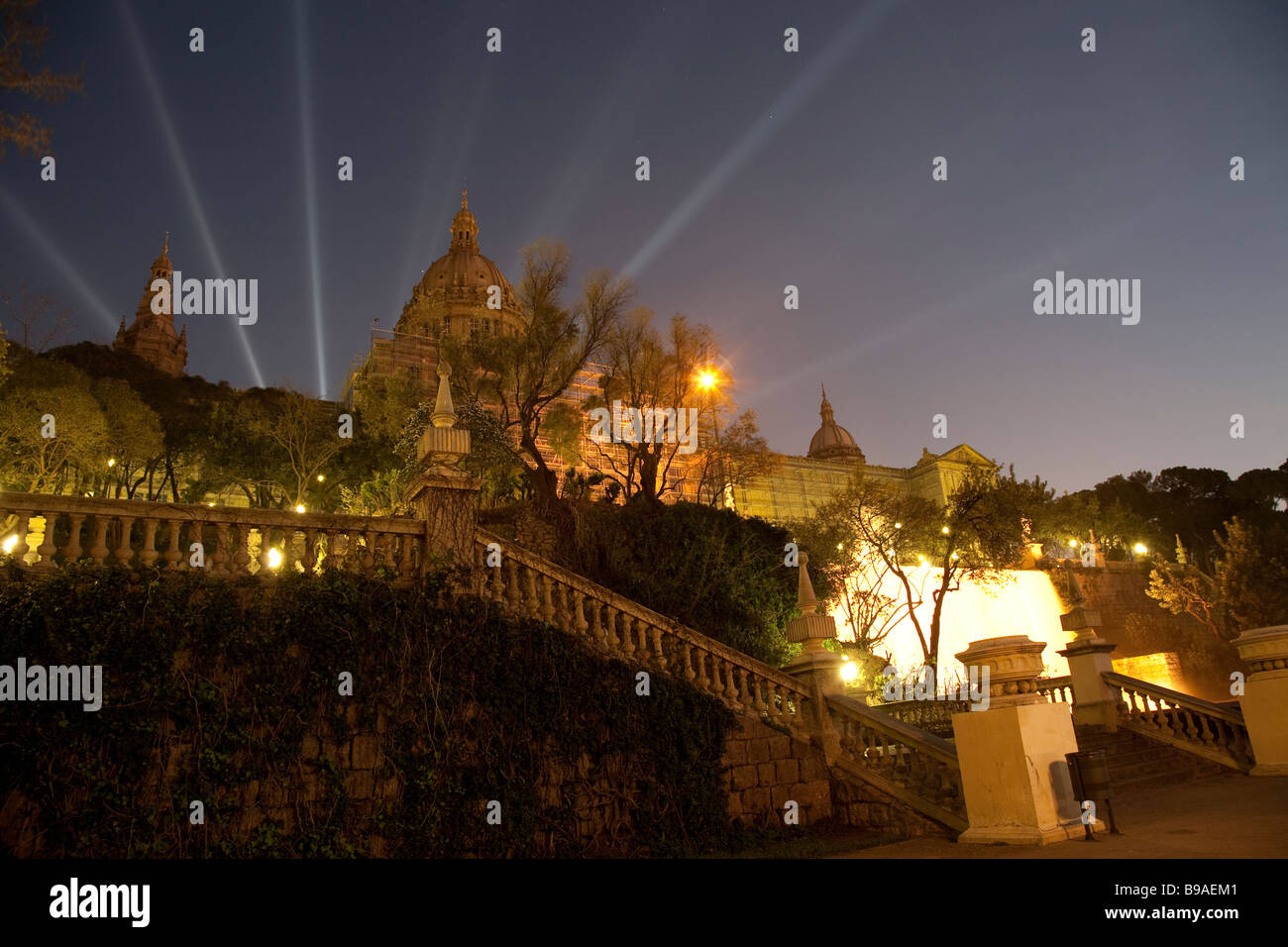 Museu Nacional d ' Art de Catalunya, Barcelona-Spanien Stockfoto