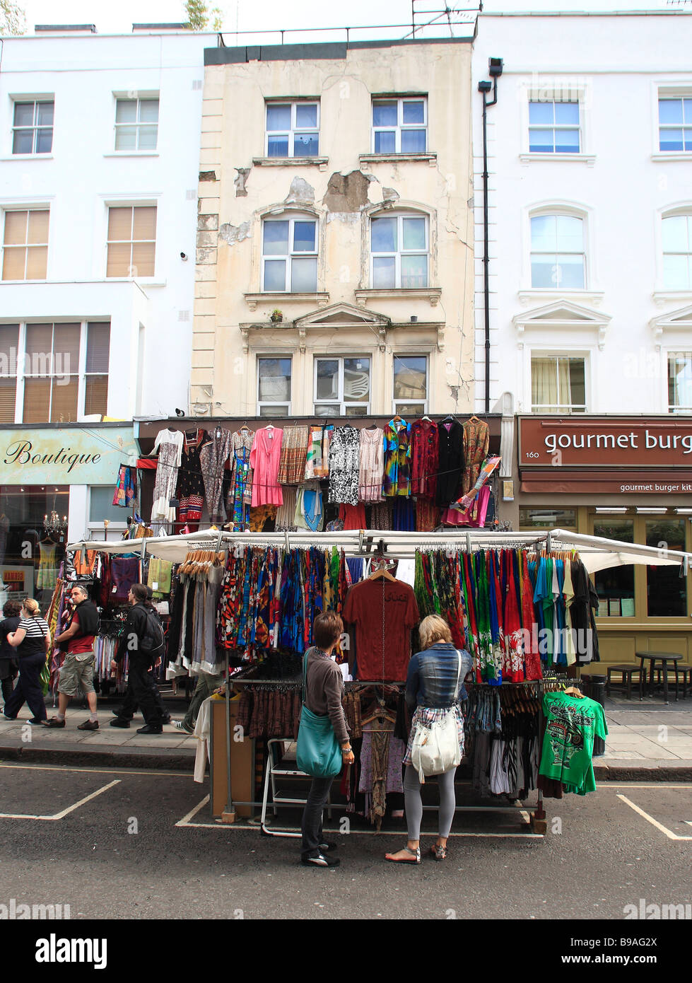 Portobello road market stall Fotos und Bildmaterial in hoher