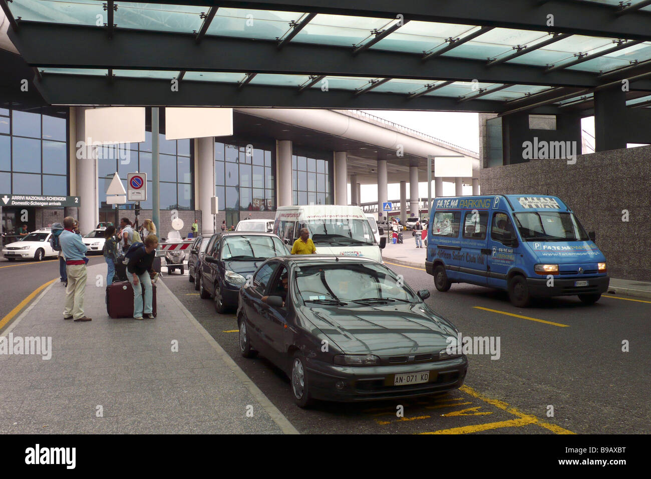 Flughafen Mailand-Malpensa Stockfoto