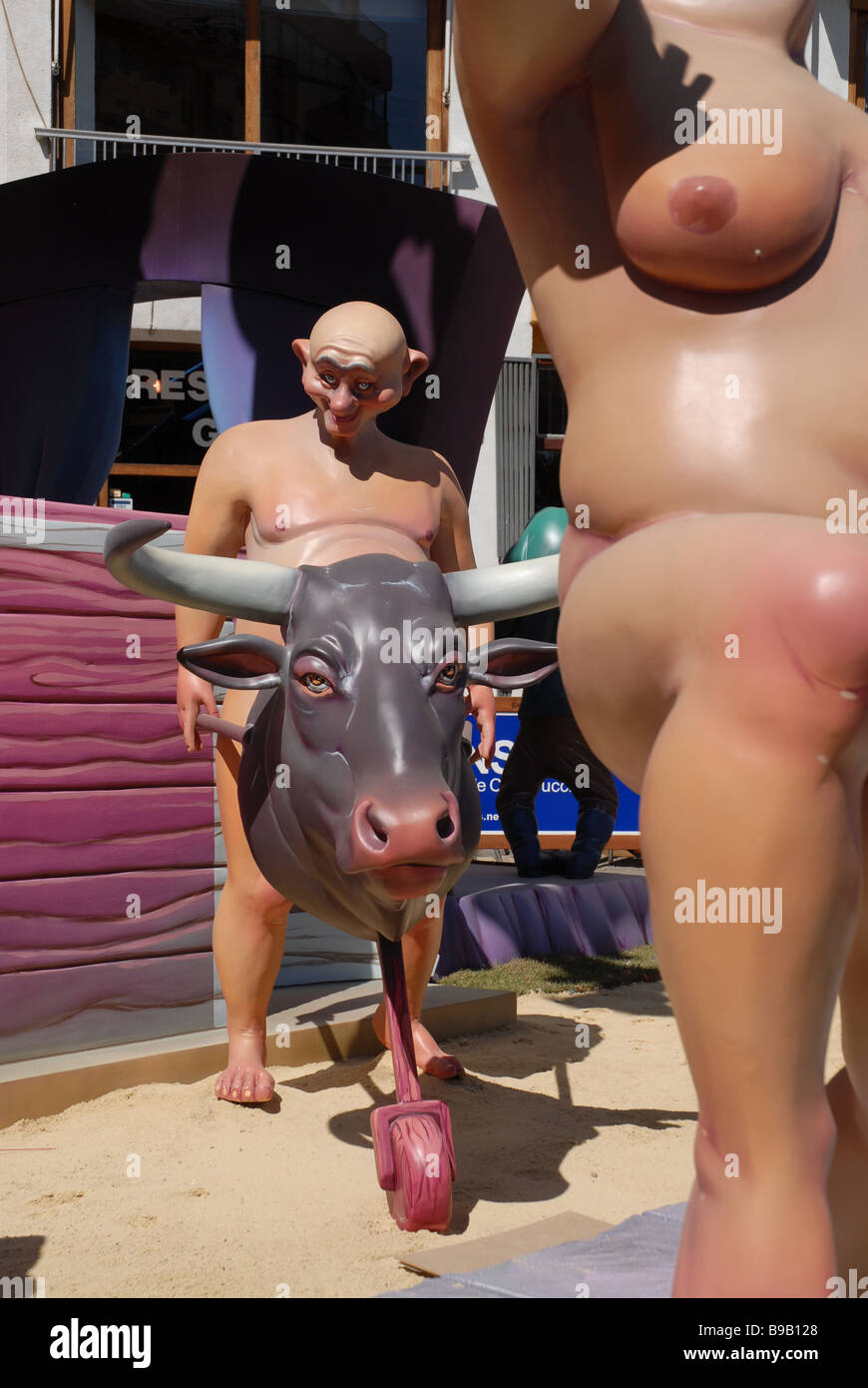 Dia de San Jose, Denia, Provinz Alicante, Las Fallas Fiesta, Comunidad Valenciana, Spanien Stockfoto