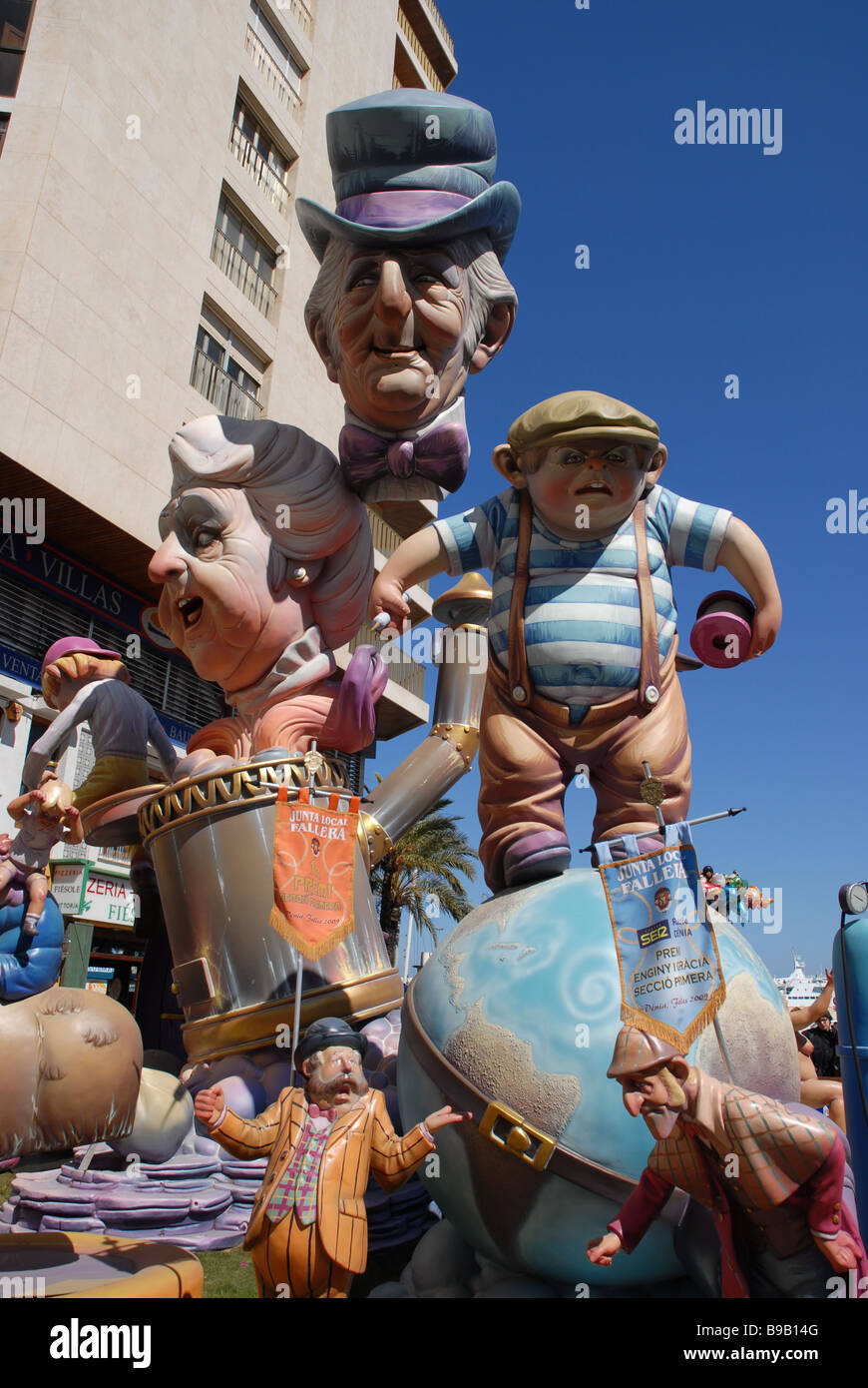 Dia de San Jose, Denia, Provinz Alicante, Las Fallas Fiesta, Comunidad Valenciana, Spanien Stockfoto
