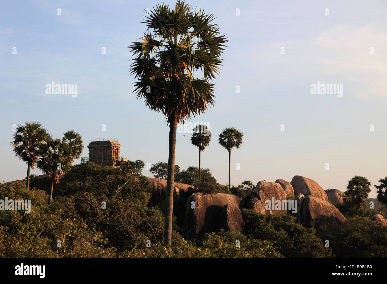 Indien-Tamil Nadu Mamallapuram Mahabalipuram Landschaft Stockfoto