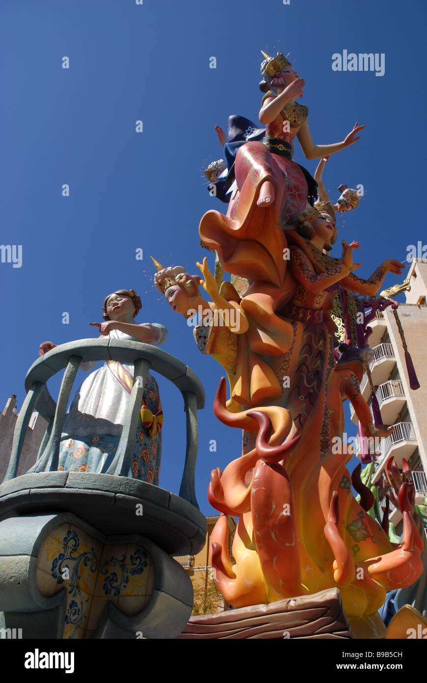 Dia de San Jose, Denia, Provinz Alicante, Las Fallas Fiesta, Comunidad Valenciana, Spanien Stockfoto