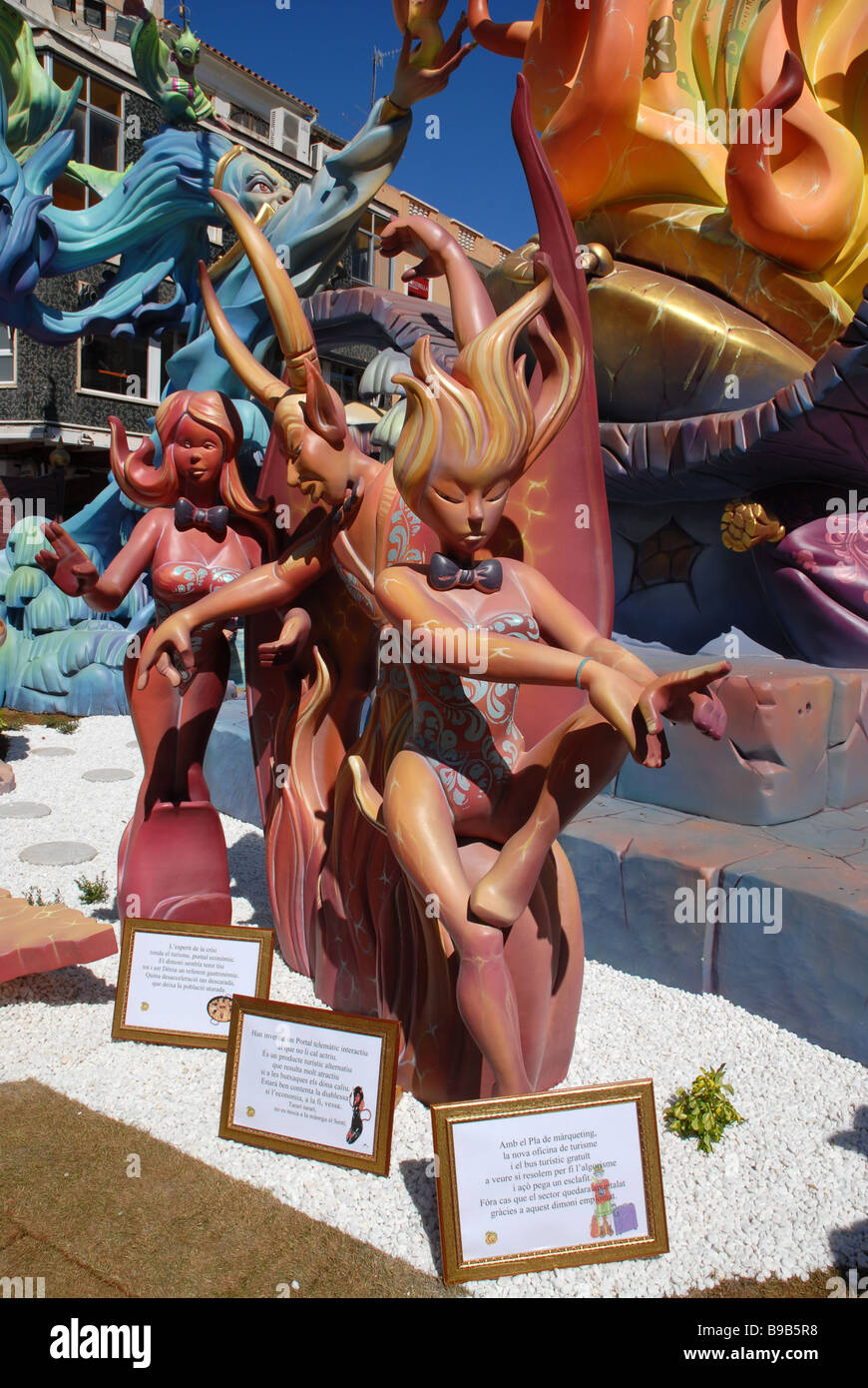 Dia de San Jose, Denia, Provinz Alicante, Las Fallas Fiesta, Comunidad Valenciana, Spanien Stockfoto