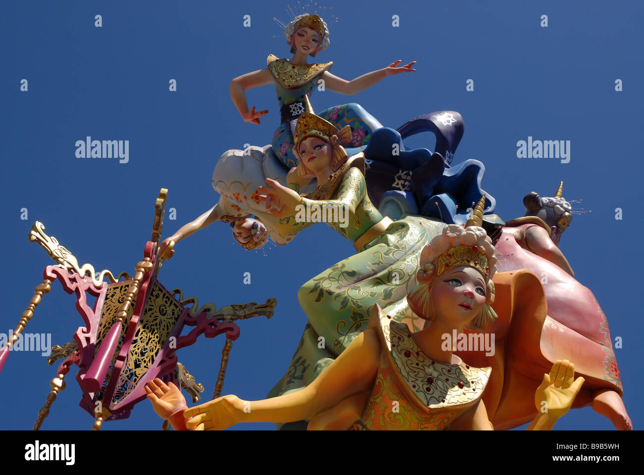 Dia de San Jose, Denia, Provinz Alicante, Las Fallas Fiesta, Comunidad Valenciana, Spanien Stockfoto