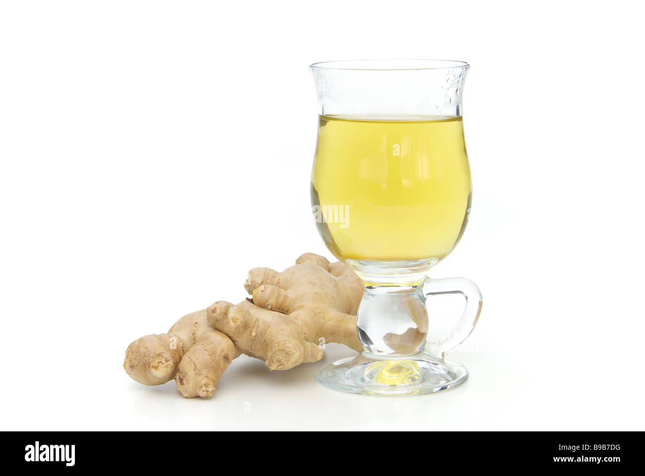 T-Stück Ingwer Tee Ingwer 01 Stockfoto