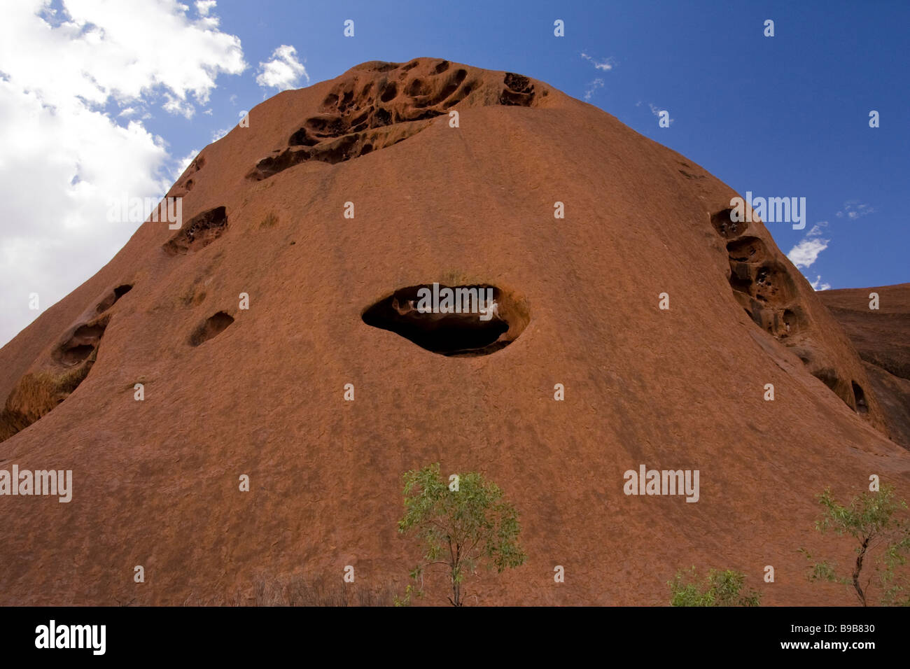 Detail des Uluru im Northern Territory von Australien Stockfoto